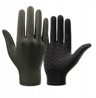 Rękawiczki rowerowe - Rękawiczki rowerowe Rockbros oddychające, pełne, rozmiar: XXL - zielone - miniaturka - grafika 1