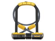 Zabezpieczenia do roweru - Onguard Zapięcie U-lock Bulldog Combo DT 8012C z linką czarny-żółty / Rozmiar: 120 cm 11 x 23 cm 8012C - miniaturka - grafika 1