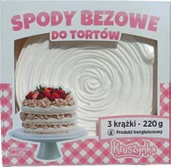 Dodatki do ciast w proszku - Spody bezowe do tortów KRUSZYNKA 220 g - miniaturka - grafika 1