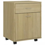 Szafki biurowe - Skandynawski kontenerek biurowy dąb sonoma N6-A04 - miniaturka - grafika 1