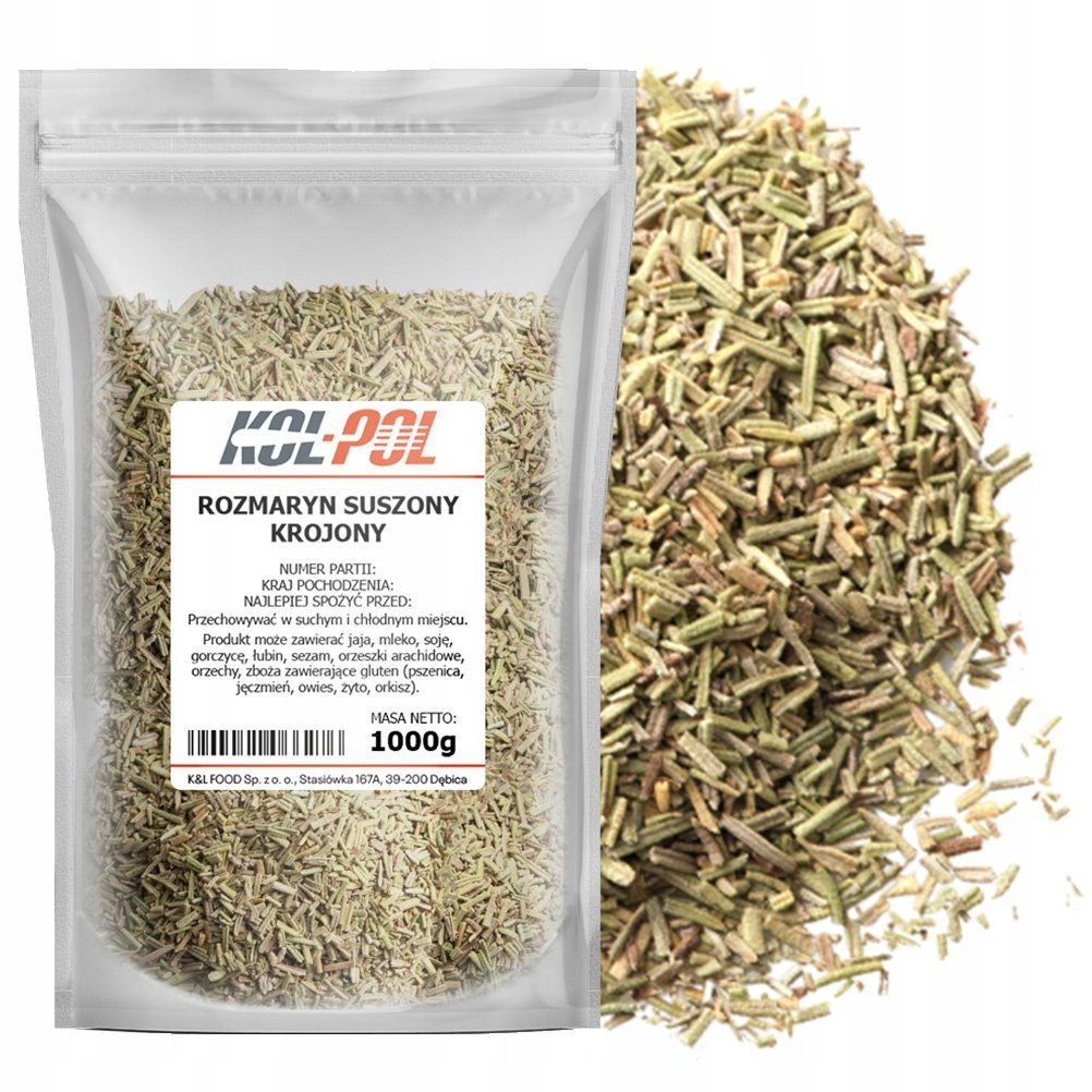 ROZMARYN 1kg Suszony aromatyczny naturalny przyprawa wysoka jakość Kol-Pol