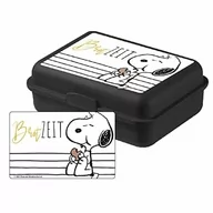 Lunch boxy - United Labels Peanuts – Snoopy Brotzeit: Czarne Pudełko Śniadaniowe Z Przegrodą Na Kanapki - miniaturka - grafika 1