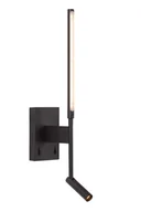 Lampy ścienne - Finan lampa ścienna czarna 68210/09/30 Lucide - miniaturka - grafika 1