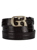 Paski - Gino Rossi Pasek BLYL23008 Brązowy - miniaturka - grafika 1