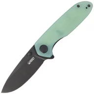 Noże - Nóż składany Kubey Knife Belus Jade G10, Blackwashed AUS-10, Black (KU342B) - miniaturka - grafika 1