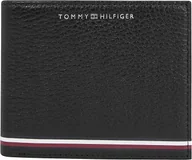 Portfele - Tommy Hilfiger portfel skóra naturalna czarny mężczyzna - miniaturka - grafika 1