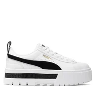 Sneakersy damskie - Sneakersy Puma Mayze Lth Wn's 381983 01 Biały - miniaturka - grafika 1