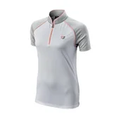Golf - Koszulka golfowa Wilson ZIPPED POLO (damska, biało-brzoskwiniowa, rozm. M) - miniaturka - grafika 1