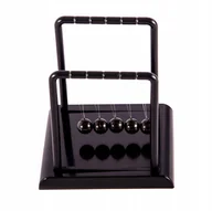 Dekoracje domu - Czarne Wahadło Newtona Kołyska Kulki Na Biurko - miniaturka - grafika 1