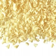 Dodatki do ciast w proszku - POSYPKA WIÓRKI CZEKOLADOWE BIAŁE 50g - miniaturka - grafika 1