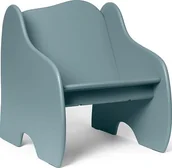 Krzesełka i taborety dla dzieci - Krzesełko dziecięce Slope jasnoniebieskie - miniaturka - grafika 1