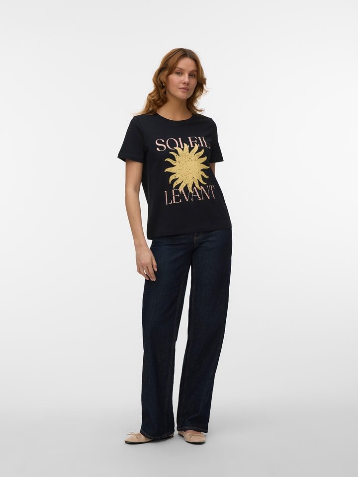 Vero Moda Koszulka w kolorze czarnym