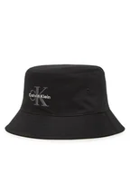 Czapki męskie - Calvin Klein Jeans Kapelusz Bucket LV04G5020G Czarny - miniaturka - grafika 1