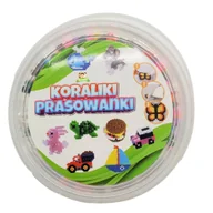 Prace ręczne dla dzieci - KORALIKI do PRASOWANIA 5000 szt wiaderko szablony podstawki akcesoria - miniaturka - grafika 1