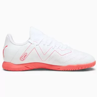 Buty piłkarskie Puma Future Play IT Jr 107393 (kolor Biały, rozmiar 28) - Piłka nożna - miniaturka - grafika 2