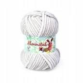 Pasmanteria - Włóczka Aksamitek Opus kolor JASNY POPIEL 804 - miniaturka - grafika 1