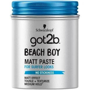 Schwarzkopf PASTA DO WŁOSÓW BEACH BOY 100 ML zakupy dla domu i biura 1572143 - Kosmetyki do stylizacji włosów - miniaturka - grafika 1