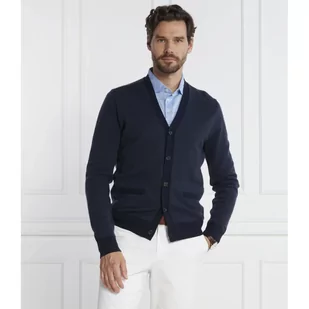 POLO RALPH LAUREN Wełniany kardigan | Regular Fit - Swetry męskie - miniaturka - grafika 1