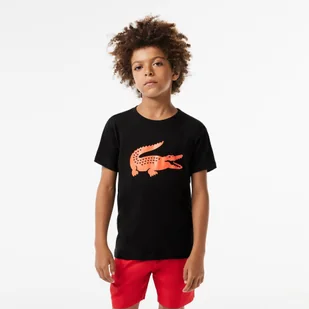 Lacoste Dziecięcy T-shirt tenisowy SPORT z dżerseju technicznego z dużym logo krokodyla - Koszulki dla dziewczynek - miniaturka - grafika 1