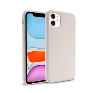 Crong Color Cover - Etui iPhone 11 (kamienny beż) - Etui i futerały do telefonów - miniaturka - grafika 1