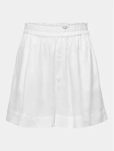 ONLY Szorty materiałowe 15259587 Biały Regular Fit - Spodenki damskie - miniaturka - grafika 1