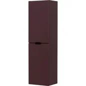 Szafki łazienkowe - Słupek łazienkowy wiszący burgundowy czarny uchwyt 143,5x40 cm Magnolia Gante - miniaturka - grafika 1