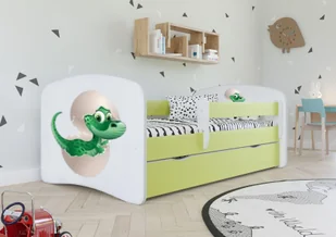 Kocot Kids Łóżko BABY DREAMS mały dino dziecięce z szufladą Kocot Kids - Łóżka dla dzieci i młodzieży - miniaturka - grafika 1