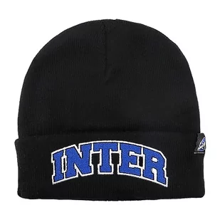 FC Internazionale Milano S.p.A. Inter Berretto invernale, Collezione Back to Stadium, Czapka piłkarska dla dorosłych, Nero, niebieski, 23I004K0302, Nero, niebieski - Piłka nożna - miniaturka - grafika 1