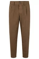 Spodnie męskie - BOSS Spodnie męskie, płaskie, ciemnozielone, 4034 - miniaturka - grafika 1