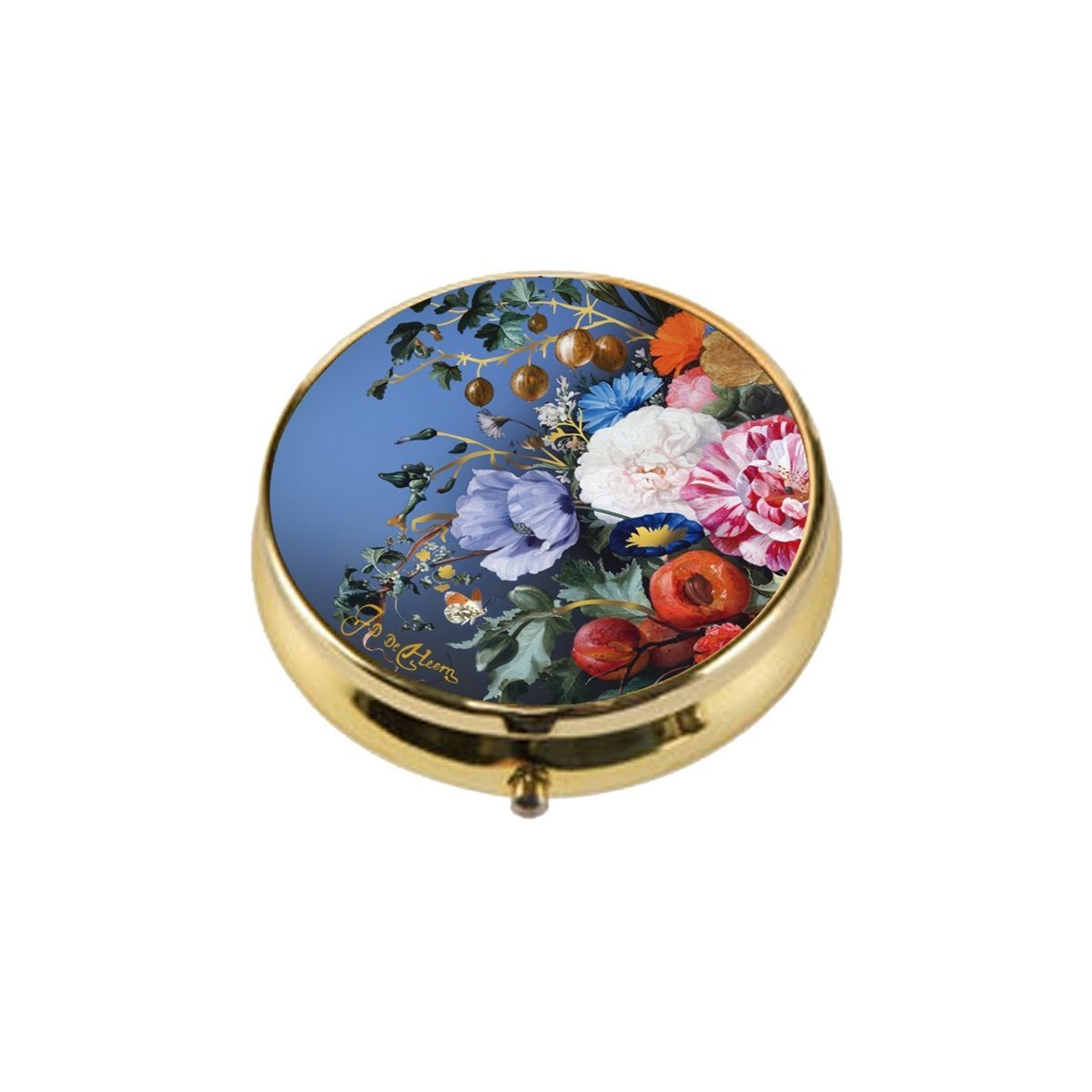 Pill Box Letnie kwiaty 5 cm - Jan Davidsz de Heem