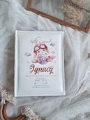 Pamiątka Chrztu Świętego - ALBUM z dedykacją, chrzest święty chłopca, roczek, prezent - miniaturka - grafika 1