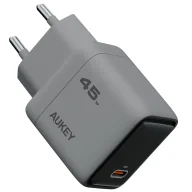 Ładowarki do telefonów - Aukey Kompaktowa Ładowarka sieciowa PA-C2 Comet 45W - miniaturka - grafika 1