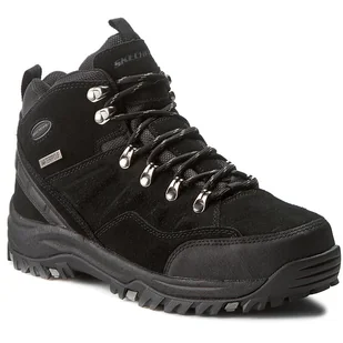 Trekkingi SKECHERS - Pelmo 64869/BLK Black - Buty trekkingowe męskie - miniaturka - grafika 1