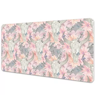 Duża podkładka ochronna na biurko Czaszki byków 100x50 cm - Podkładki na biurko - miniaturka - grafika 1