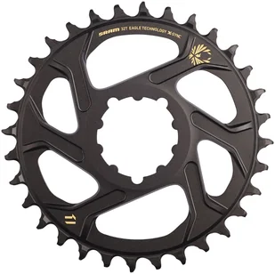 Sram Łańcuch Eagle X-Sync 32Z Direct Mount wyświetlania Boost aluminium 12-Speed ring czarna, 3 MM, złoto CW8030160 - Łańcuchy rowerowe - miniaturka - grafika 1
