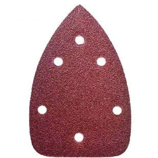 Dedra Papier ścierny delta 80GR 140 x 140 x 80 Rzep kpl 5szt DED79412 - Materiały ścierne - miniaturka - grafika 1