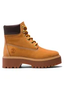 Botki damskie - Timberland Trapery Stone Street 6In Wp TB0A5RJD2311 Brązowy - miniaturka - grafika 1