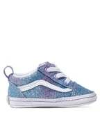Buty dla dziewczynek - Vans Tenisówki Old Skool Crib VN0A3U8KABN1 Fioletowy - miniaturka - grafika 1