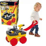 Zabawy w naśladowanie dorosłych - Ecoiffier Wózek Transportowy Mechanika 19 akcesoriów - miniaturka - grafika 1