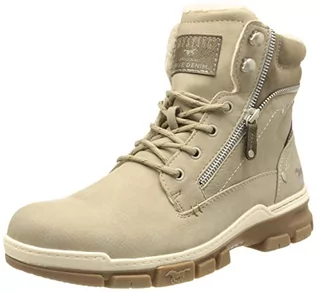 Półbuty męskie - Mustang Męskie buty sznurowane 4159-605, kolor taupe, 44 EU - grafika 1