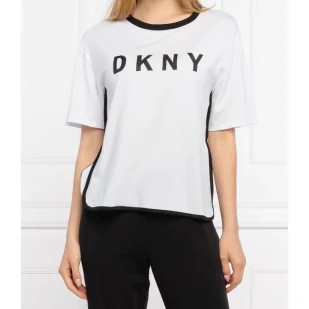DKNY SLEEPWEAR T-shirt | Regular Fit - Koszulki i topy damskie - miniaturka - grafika 1