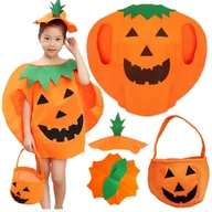 Stroje karnawałowe - KOSTIUM DYNI PRZEBRANIE STRÓJ NA HALLOWEEN DYNIA Z659 - miniaturka - grafika 1