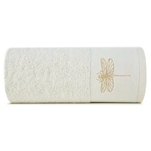 Eurofirany Euro Firany Ręcznik 50 x 90 Kąpielowy Lori1 Krem 1221303 - Ręczniki - miniaturka - grafika 1
