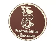 Batoniki - E.Wedel, torcik wedlowski okazjonalny Pozdrowienia z Warszawy, 250 g - miniaturka - grafika 1