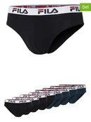 Majtki męskie - Fila Slipy (8 par) w kolorze granatowym i czarnym - miniaturka - grafika 1