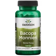 Suplementy diety - Swanson Bacopa Monniera BaCognize extr. 90kaps - miniaturka - grafika 1