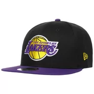 Czapki i chusty sportowe męskie - Czapka 9Fifty Team Patch Lakers by New Era, czarno-fioletowy, S/M (54-57 cm) - miniaturka - grafika 1