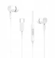 Słuchawki - XO EP81 USB-C douszne białe - miniaturka - grafika 1