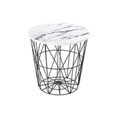 Ławy i stoliki kawowe - Harissa B Halmar Ława Biały Marmur Halmar - miniaturka - grafika 1