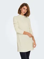 Swetry damskie - ONLY Sweter w kolorze kremowym - miniaturka - grafika 1